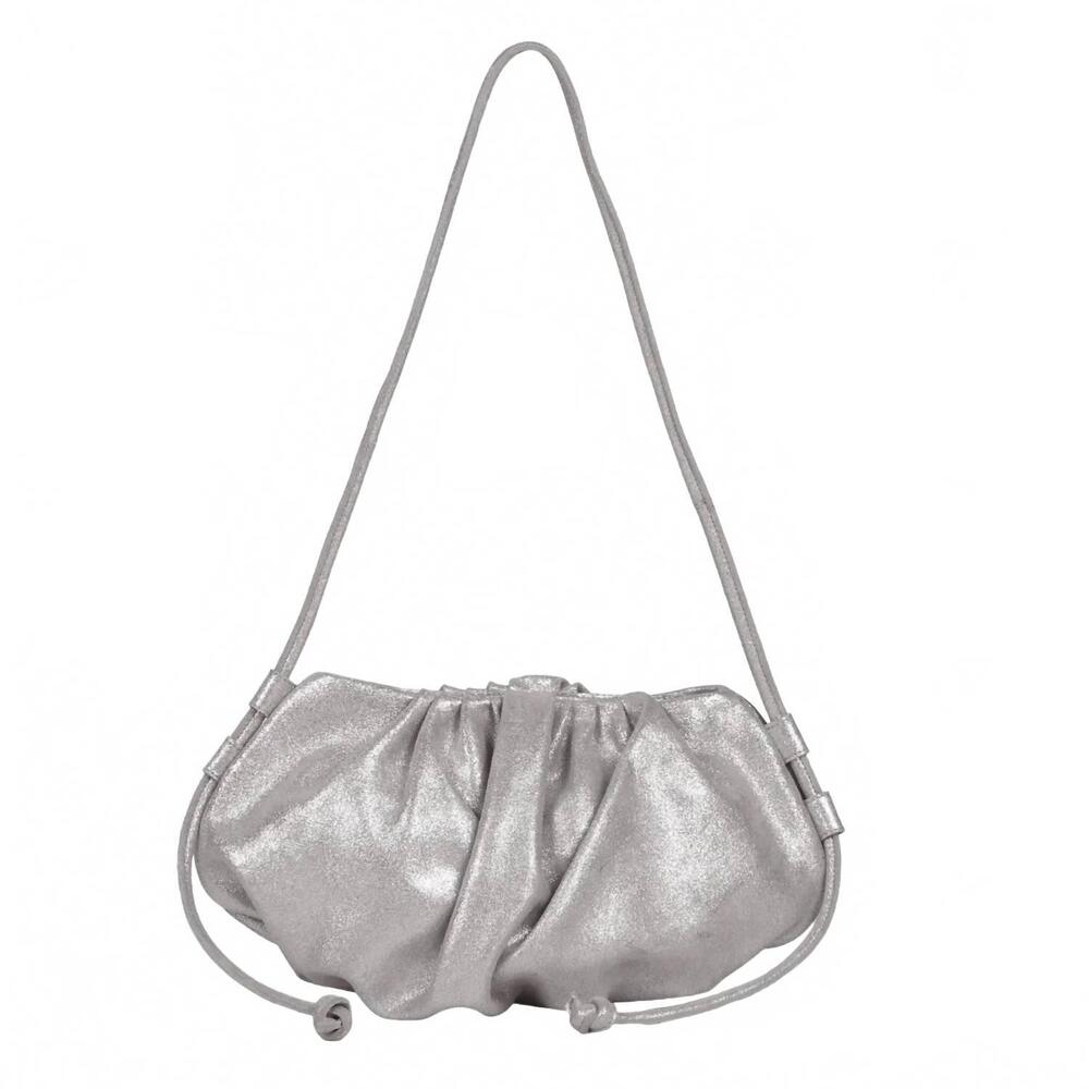 NEW STUDIO CALEIDOSCOPE women's donna clutch purse in silver